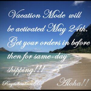 (Do Not Buy) Vacation Mode May 24th - June 9th, Shop will be closed